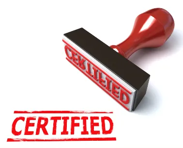 certified_small Certified