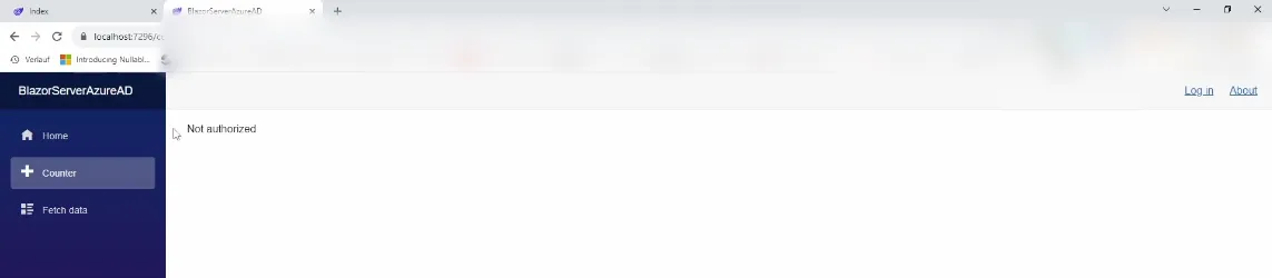 Blazor Server App - Not Authenticated