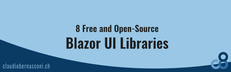 8 Free and Open Source Blazor UI Libraries