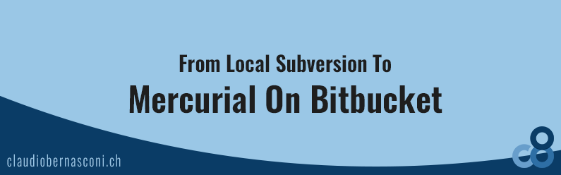 From Local Subversion To Mercurial On Bitbucket
