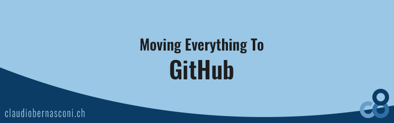 Moving Everything To Github